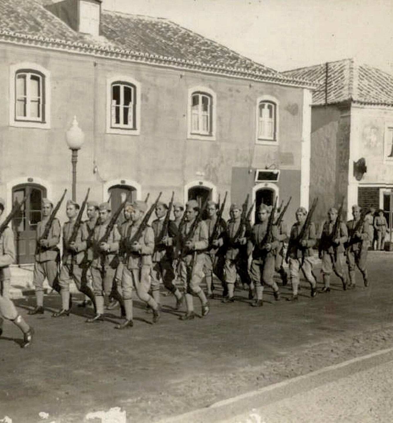 U.S. Army training in England. 